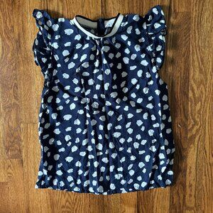 THML flutter sleeve blouse. Size xs.
